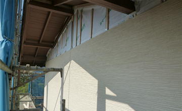 サイディング張り