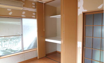 和室から洋室へ