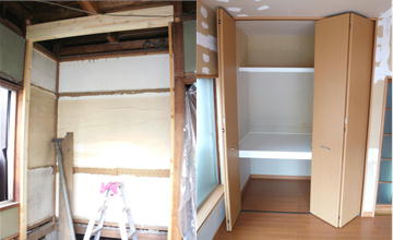 和室から洋室へ