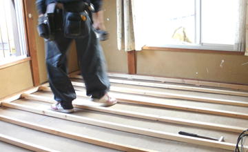 フローリング工事