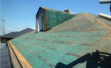 屋根解体工事